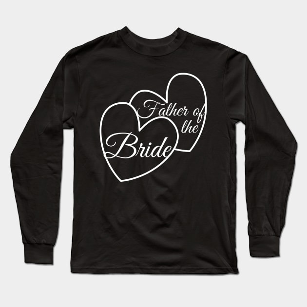 Father of the bride Long Sleeve T-Shirt by Courtney's Creations